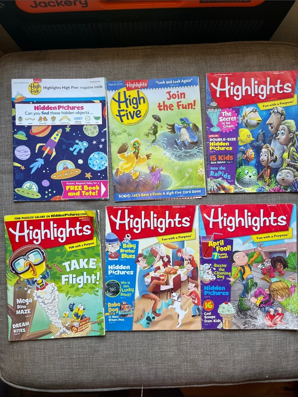 17 Issues Highlights and High Five Children’s  Magazines Dentist Dr. Office